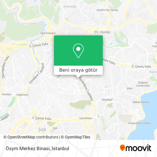 Ösym Merkez Binasi harita