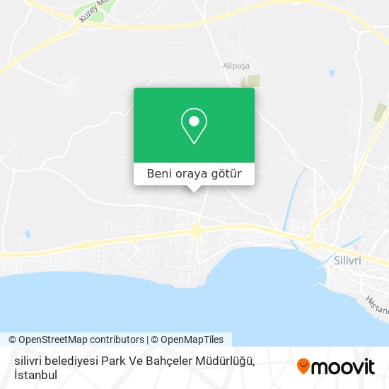 silivri belediyesi Park Ve Bahçeler Müdürlüğü harita