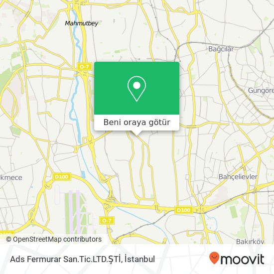 Ads Fermurar San.Tic.LTD.ŞTİ harita