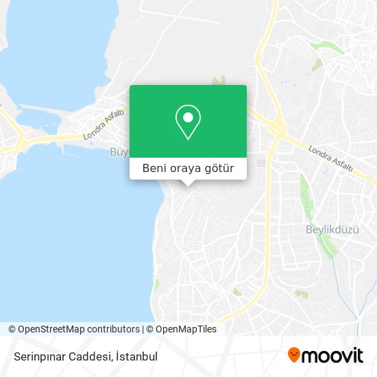 Serinpınar Caddesi harita