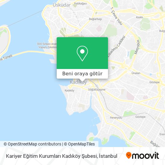 Kariyer Eğitim Kurumları Kadıköy Şubesi harita