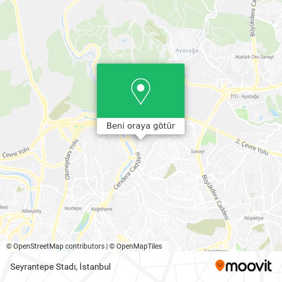 Seyrantepe Stadı harita