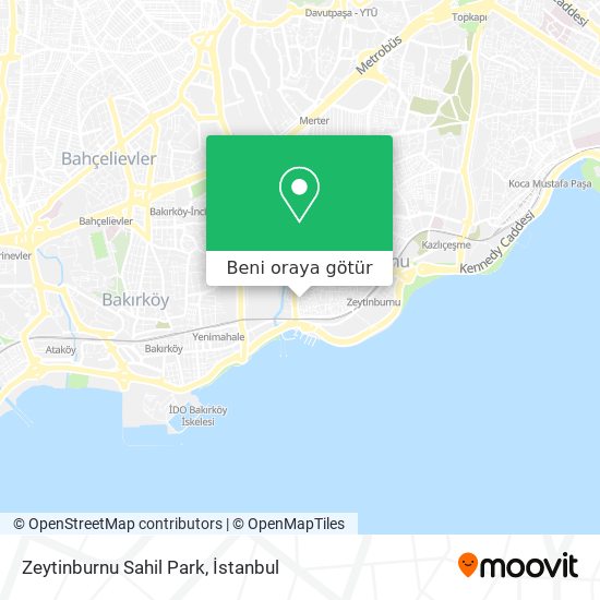 Zeytinburnu Sahil Park harita