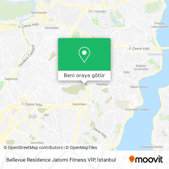 Bellevue Residence Jatomi Fitness VİP harita