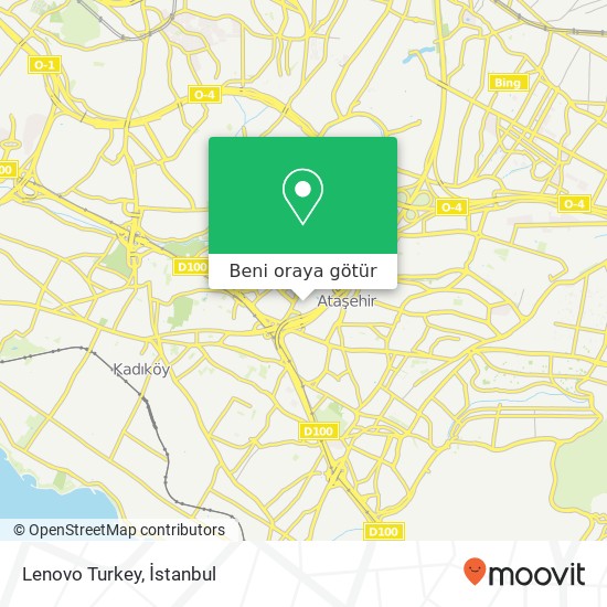 Lenovo Turkey harita