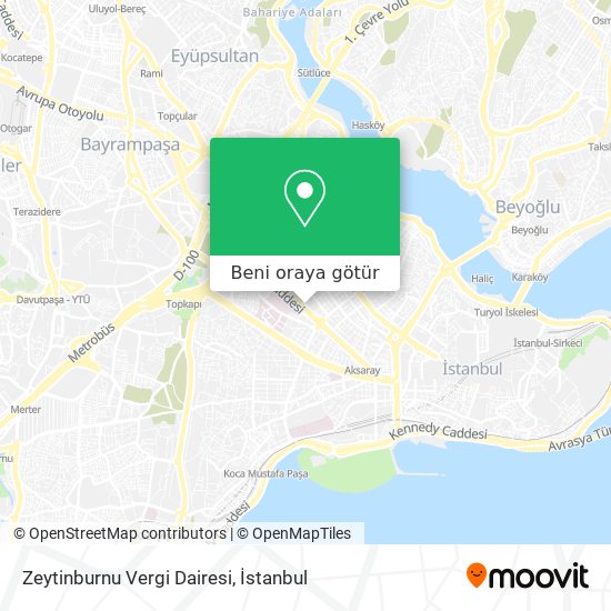Zeytinburnu Vergi Dairesi harita