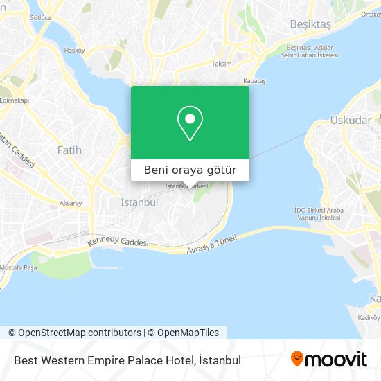 Best Western Empire Palace Hotel harita