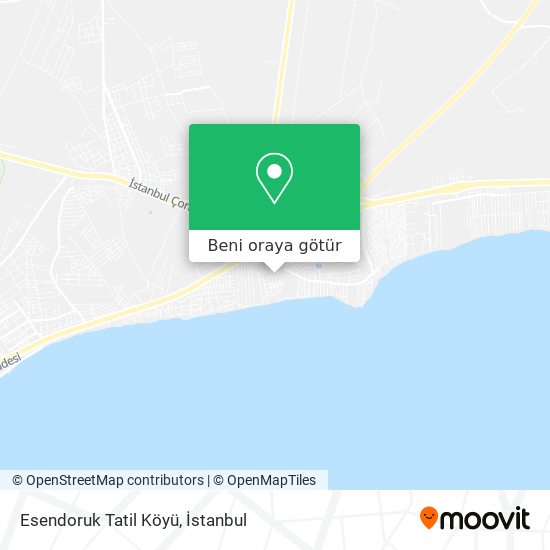 Esendoruk Tatil Köyü harita