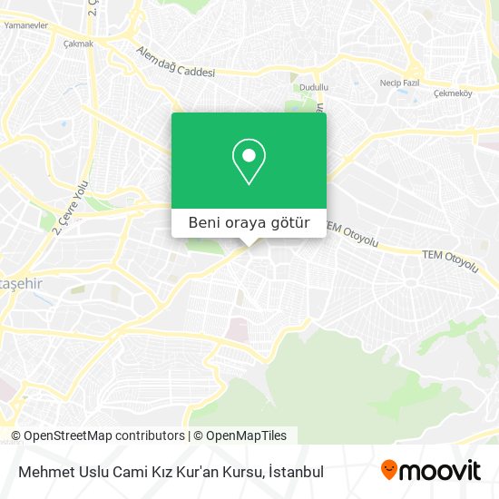 Mehmet Uslu Cami Kız Kur'an Kursu harita