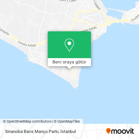 Sinanoba Barıs Manço Parkı harita