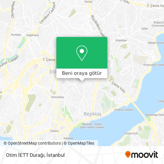 Otim İETT Durağı harita