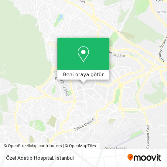 Özel Adatıp Hospital harita