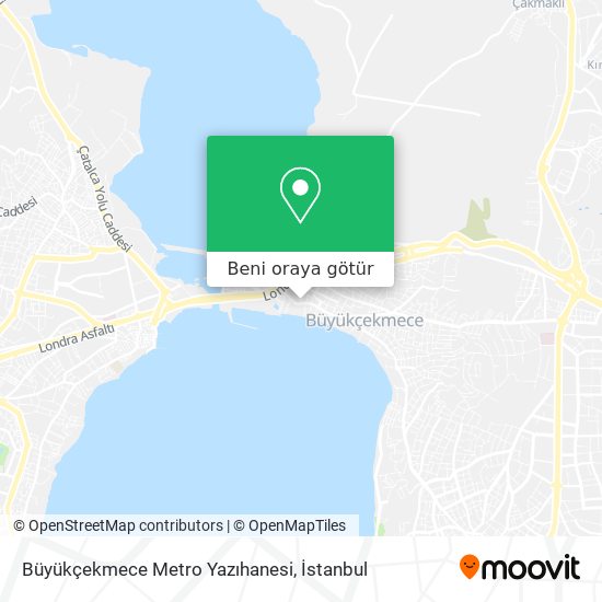 Büyükçekmece Metro Yazıhanesi harita