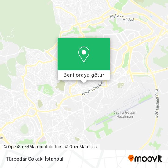 Türbedar Sokak harita