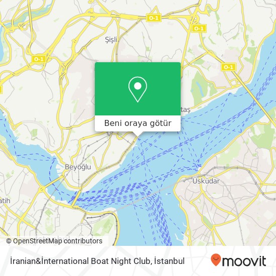 İranian&İnternational Boat Night Club harita