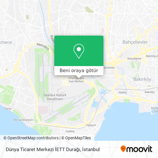Dünya Ticaret Merkezi İETT Durağı harita
