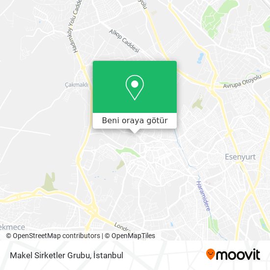 Makel Sirketler Grubu harita