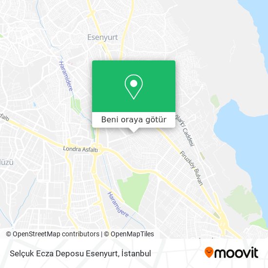 Selçuk Ecza Deposu Esenyurt harita