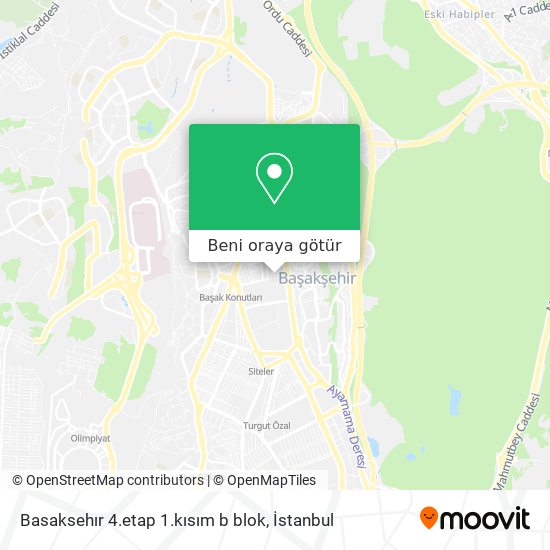 Basaksehır 4.etap 1.kısım b blok harita