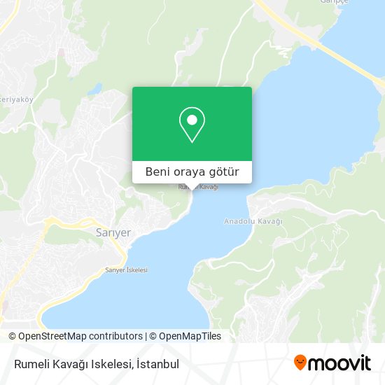 Rumeli Kavağı Iskelesi harita