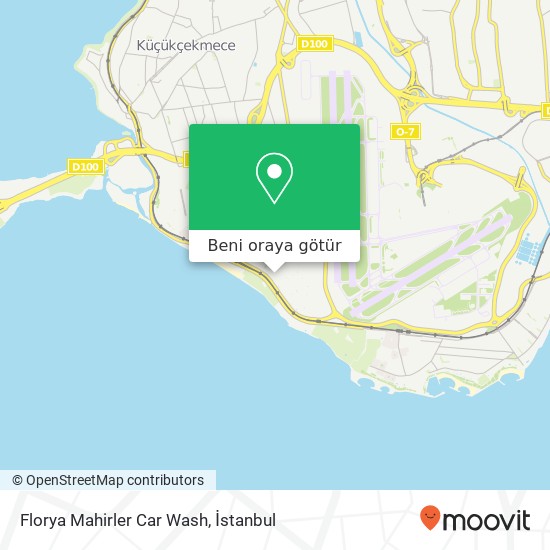 Florya Mahirler Car Wash harita