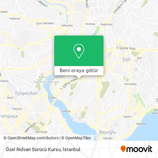 Özel Rıdvan Sürücü Kursu harita