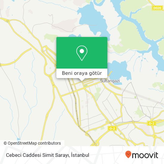 Cebeci Caddesi Simit Sarayı harita