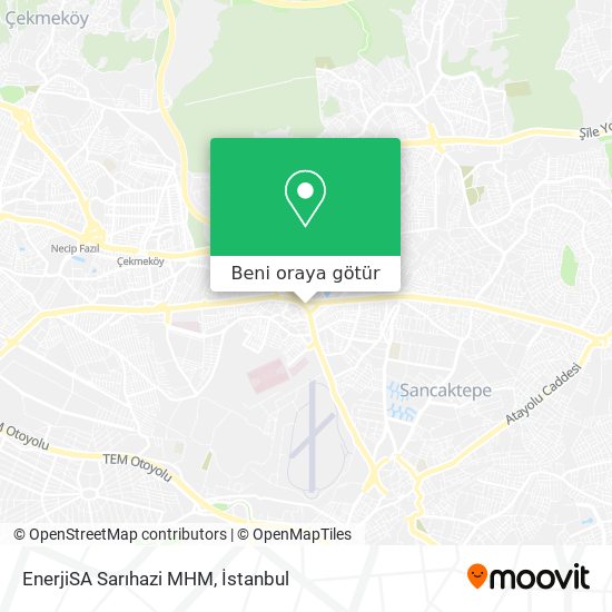 EnerjiSA Sarıhazi MHM harita