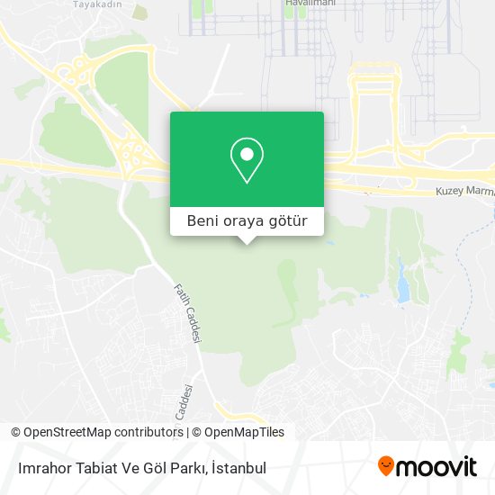 Imrahor Tabiat Ve Göl Parkı harita