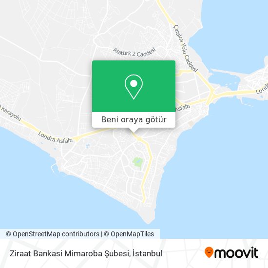 Ziraat Bankasi Mimaroba Şubesi harita