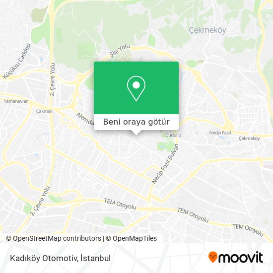 Kadıköy Otomotiv harita