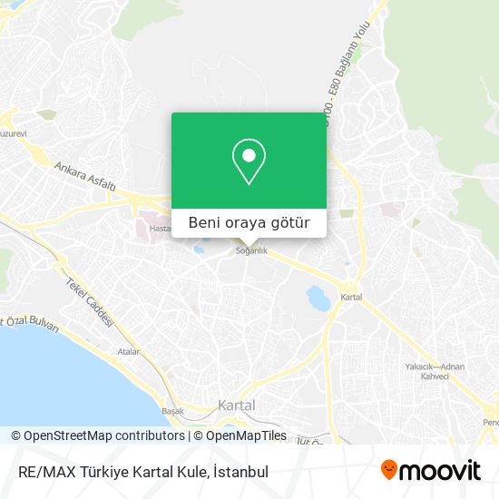 RE/MAX Türkiye Kartal Kule harita