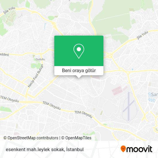esenkent mah.leylek sokak, Ümraniye nerede, Otobüs, Minibüs / Dolmuş