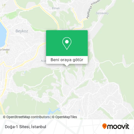 Doğa-1 Sitesi harita