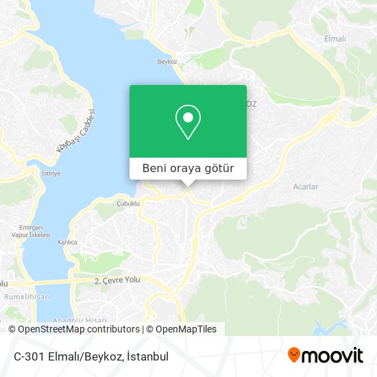 C-301 Elmalı/Beykoz harita