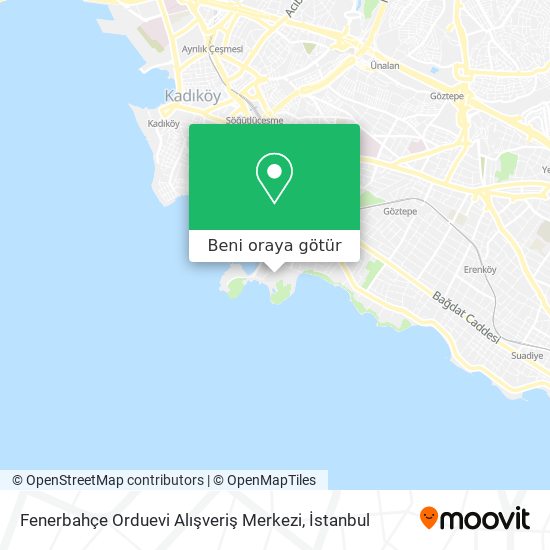 Fenerbahçe Orduevi Alışveriş Merkezi harita