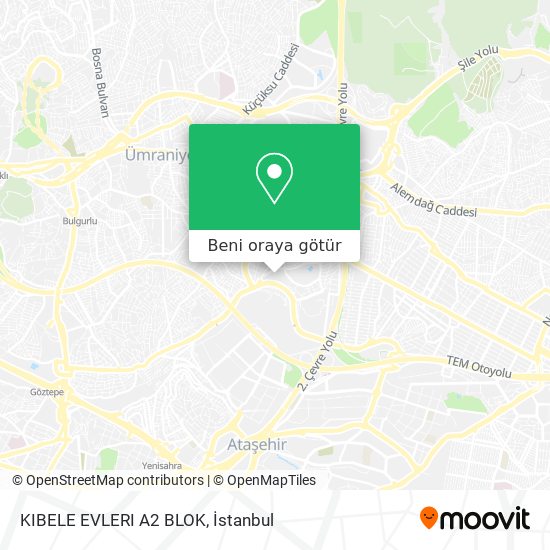 KIBELE EVLERI A2 BLOK harita