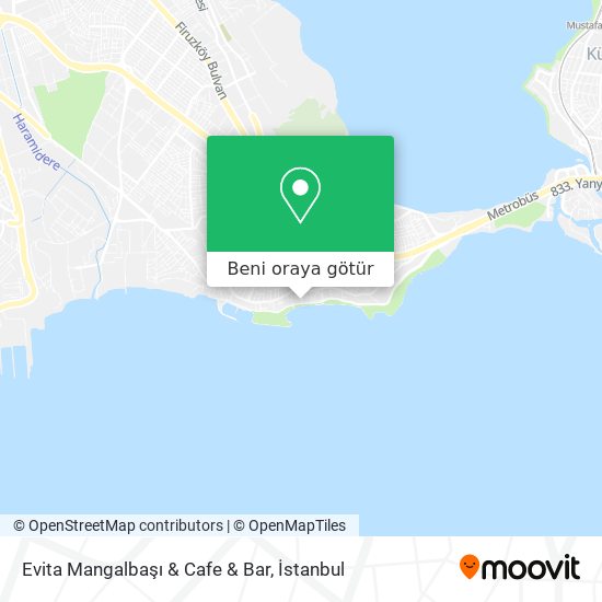 Evita Mangalbaşı & Cafe & Bar harita