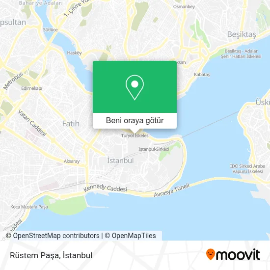 Rüstem Paşa harita