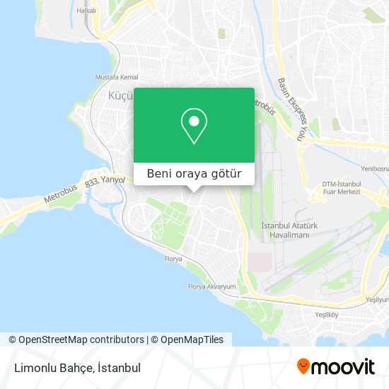 Limonlu Bahçe harita