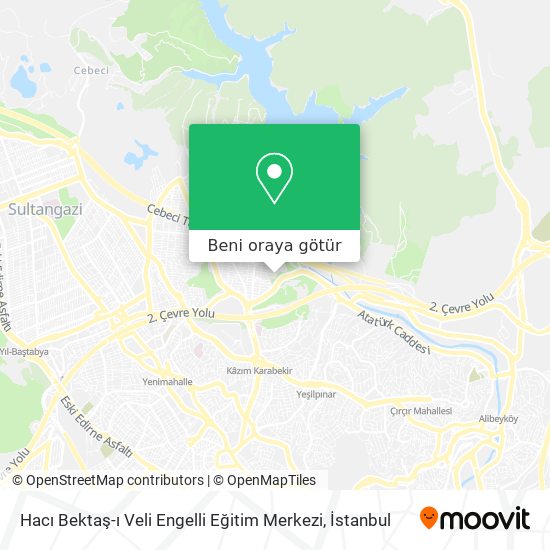 Hacı Bektaş-ı Veli Engelli Eğitim Merkezi harita