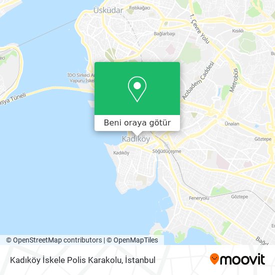 Kadıköy İskele Polis Karakolu harita