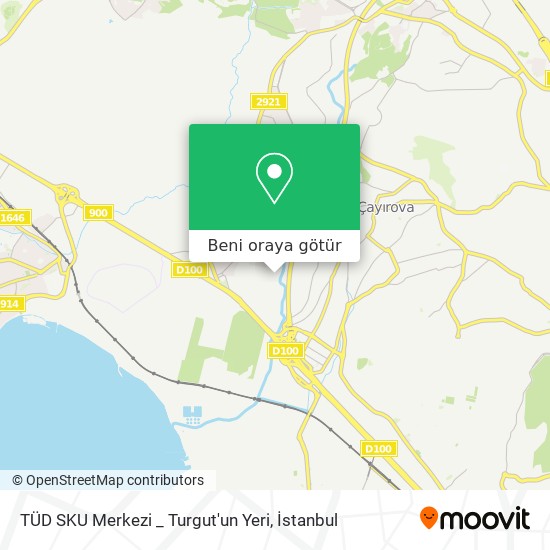 TÜD SKU Merkezi _ Turgut'un Yeri harita
