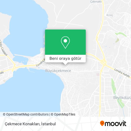 Çekmece Konakları harita