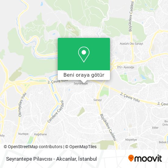 Seyrantepe Pilavcısı - Akcanlar harita