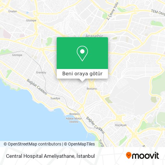Central Hospital Ameliyathane harita