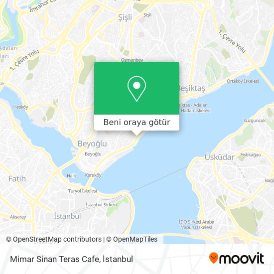 Mimar Sinan Teras Cafe harita