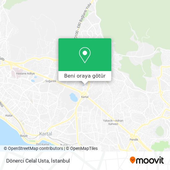 Dönerci Celal Usta harita