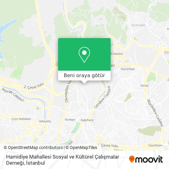 Hamidiye Mahallesi Sosyal ve Kültürel Çalışmalar Derneği harita
