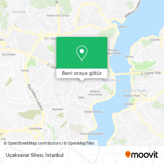 Uçaksavar Sitesi harita